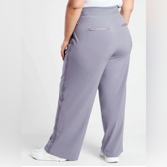 ATHLETA Nolita Wide Leg Pant, Tempest Violet SIZE 24 - Picture 2 of 16